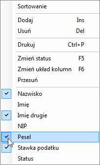 Wybor dodatkowej kolumny_menu kontekstowe